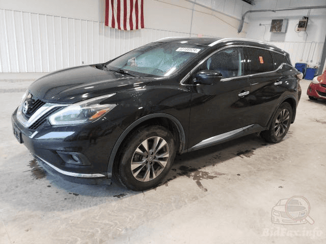 Розібрали на запчастини Nissan Murano S 2018 Black 3.5L