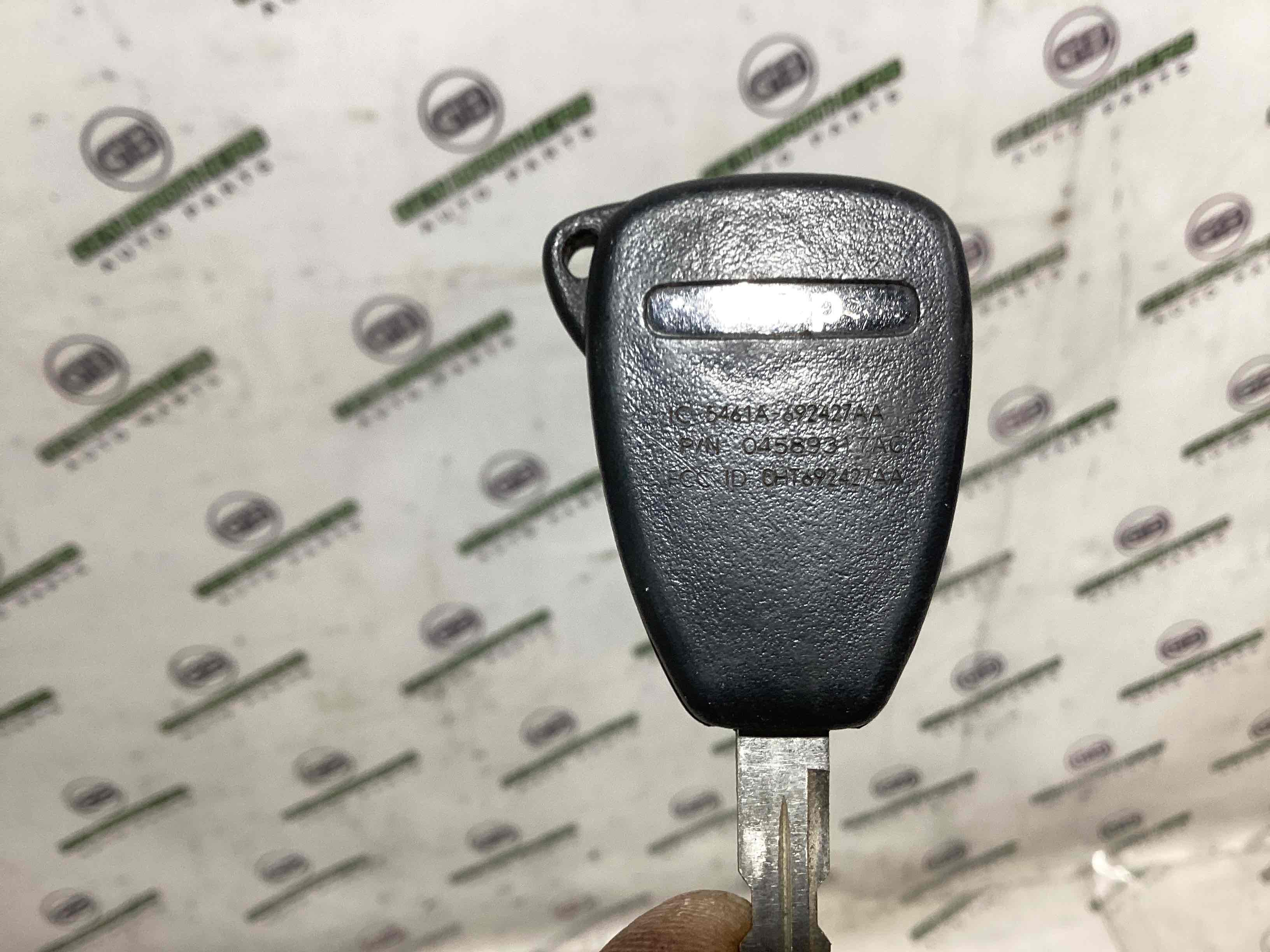 Ключ замку запалювання