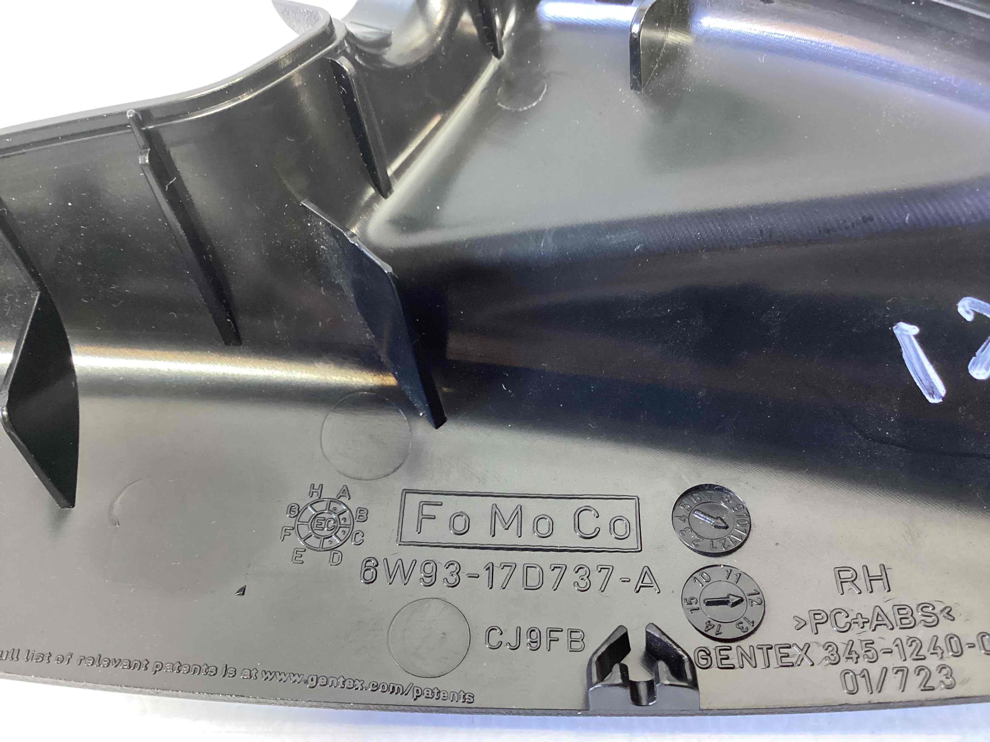 Дзеркало салону, корпус, кріплення, накладка