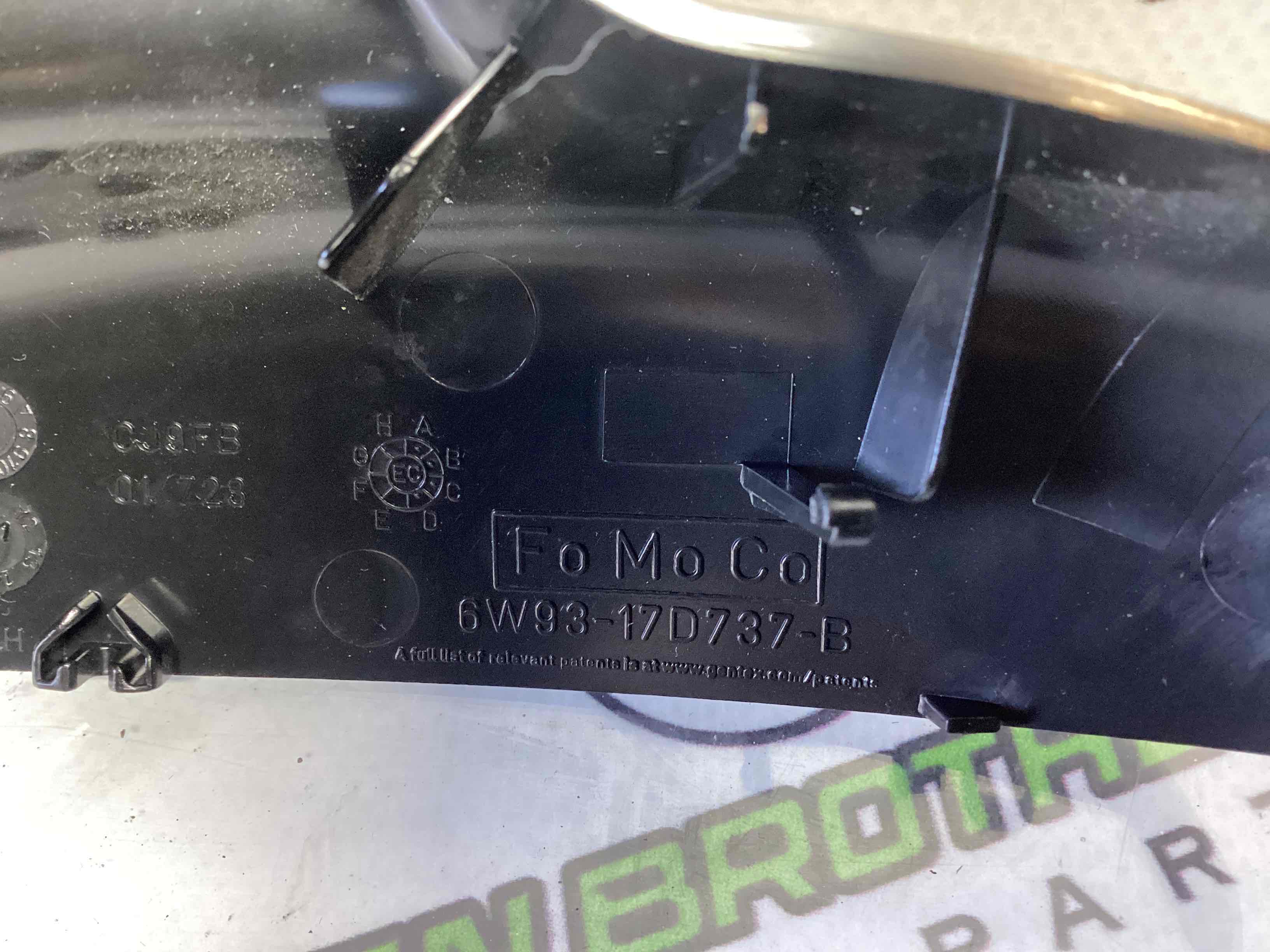 Дзеркало салону, корпус, кріплення, накладка