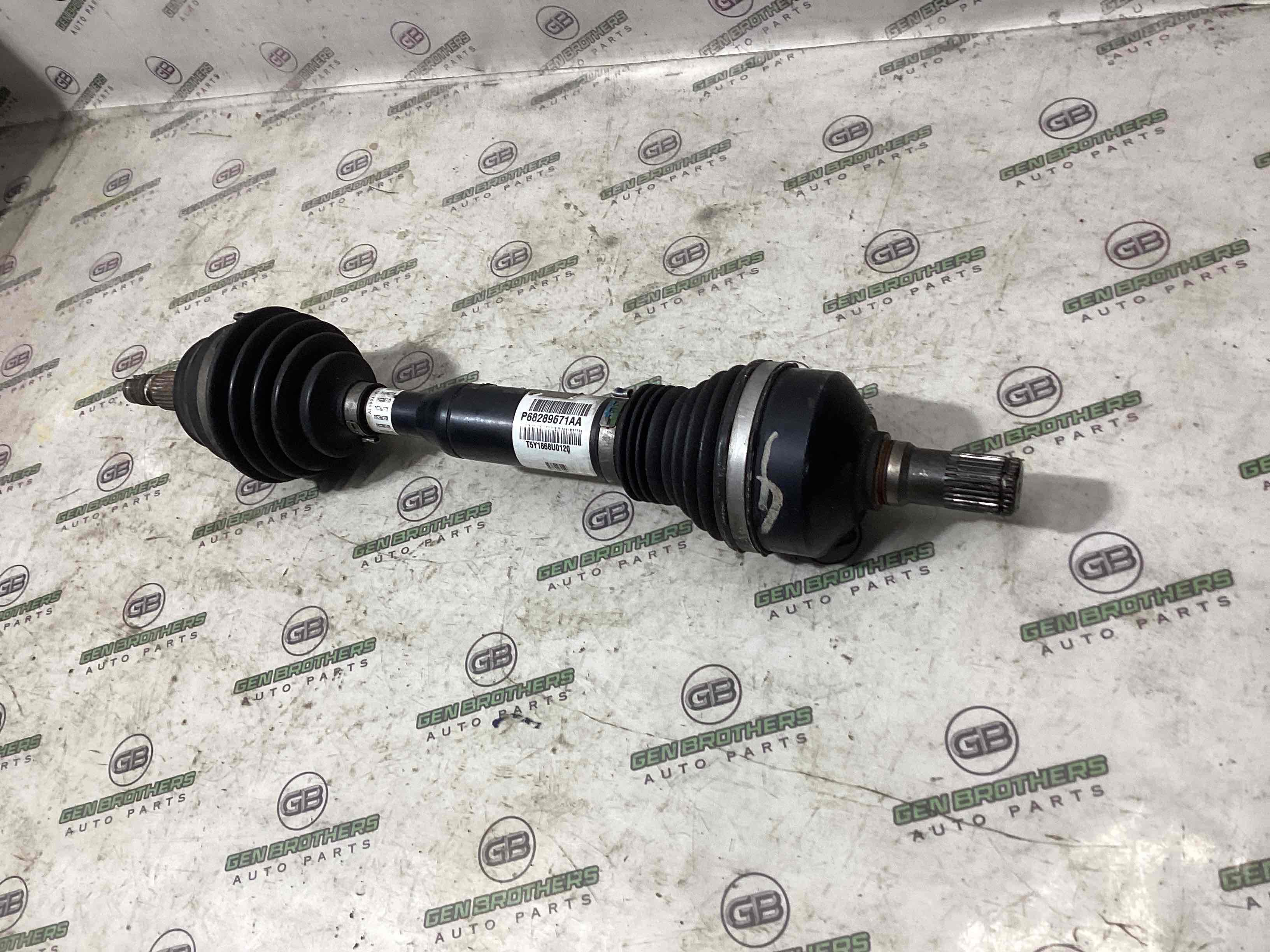 Піввісь передня ліва привідний вал, ШРУС