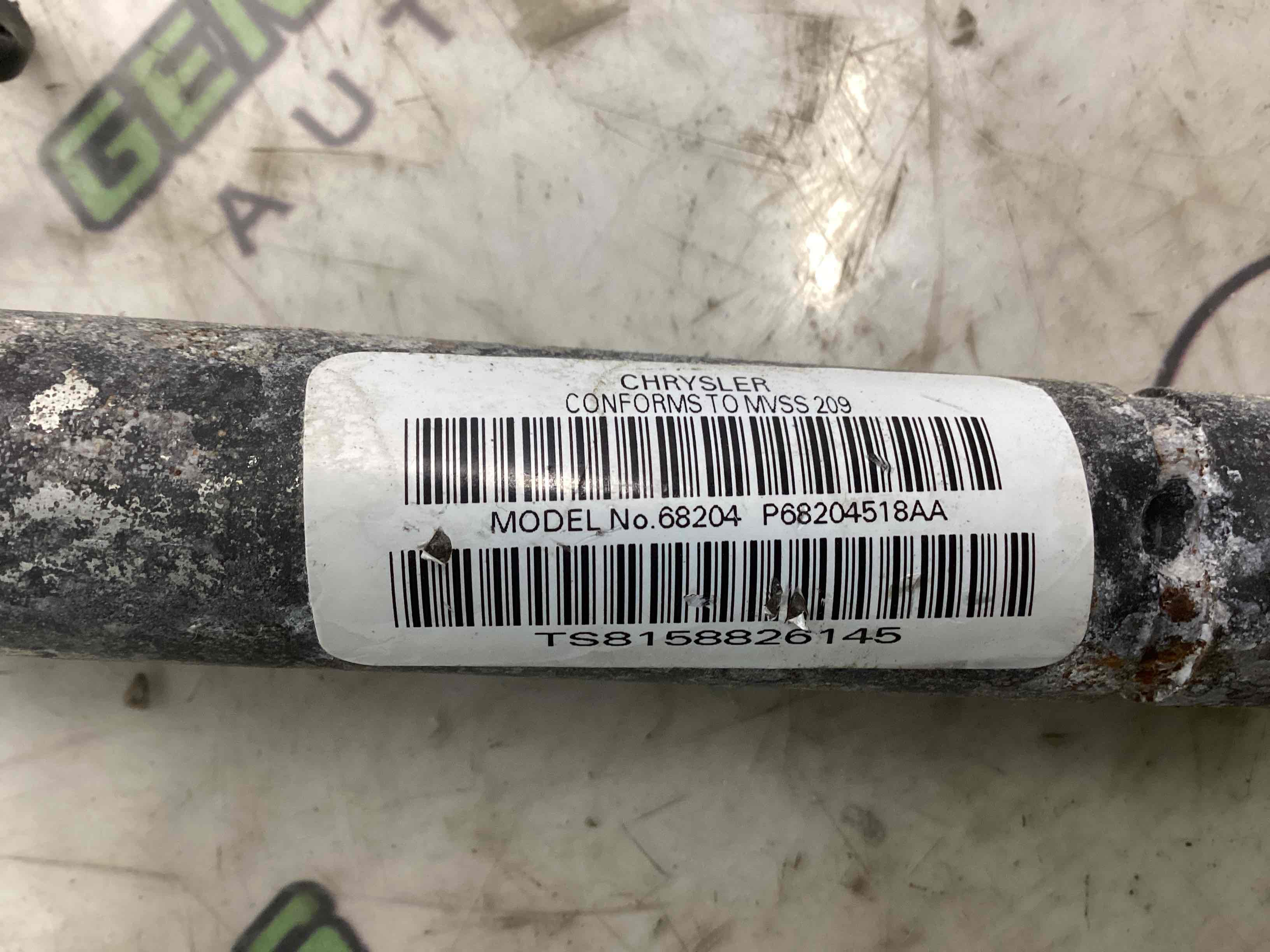 Піропатрон ременя безпеки