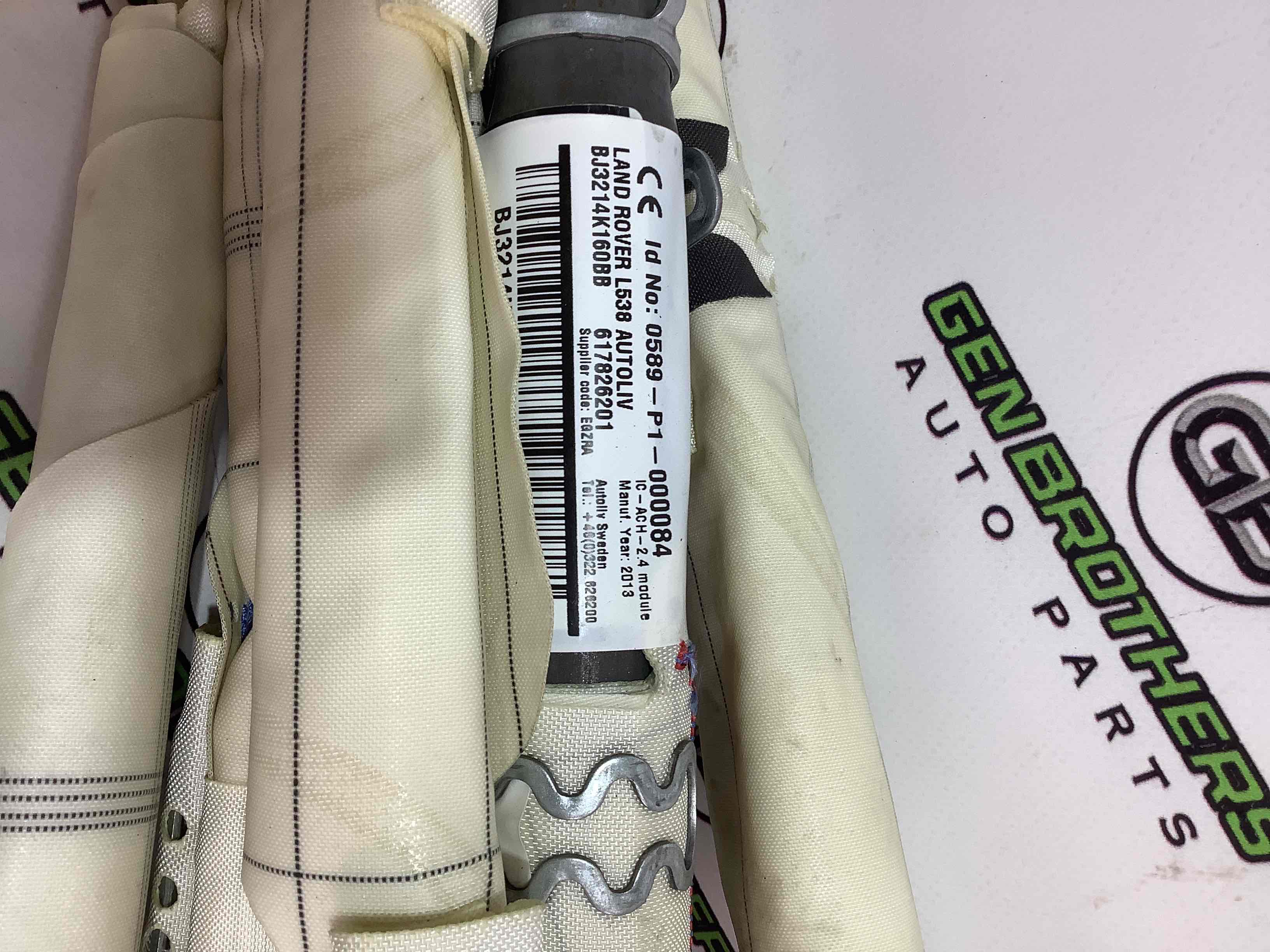 Подушка безопасности сбоку шторка