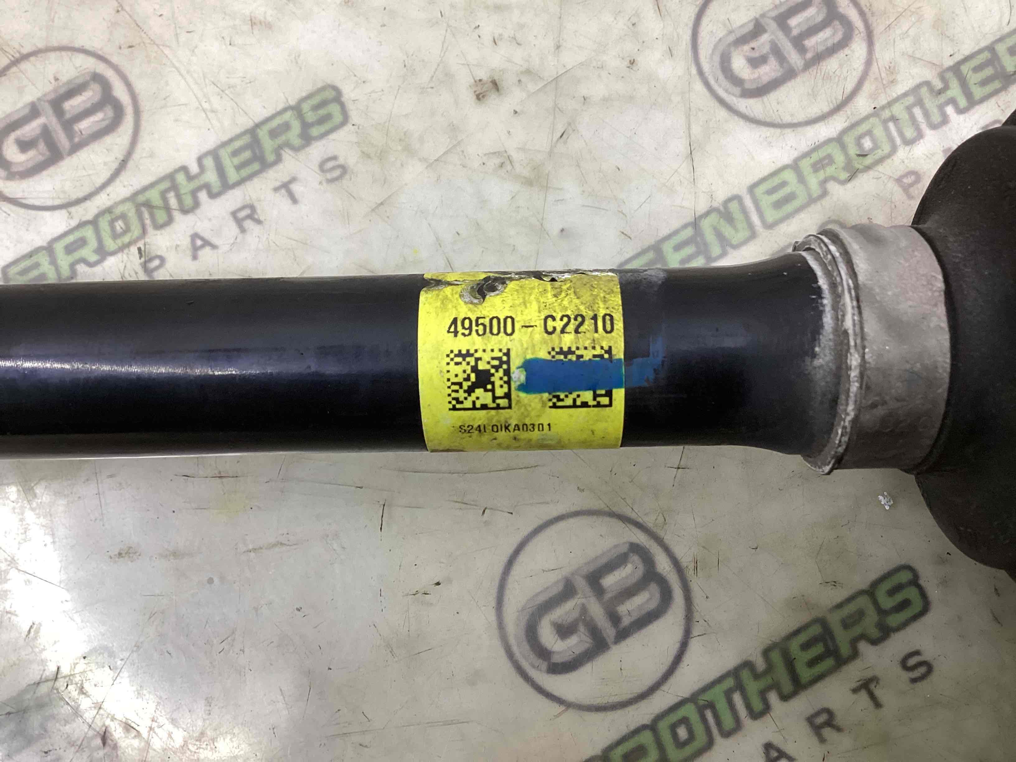 Піввісь передня ліва привідний вал, ШРУС