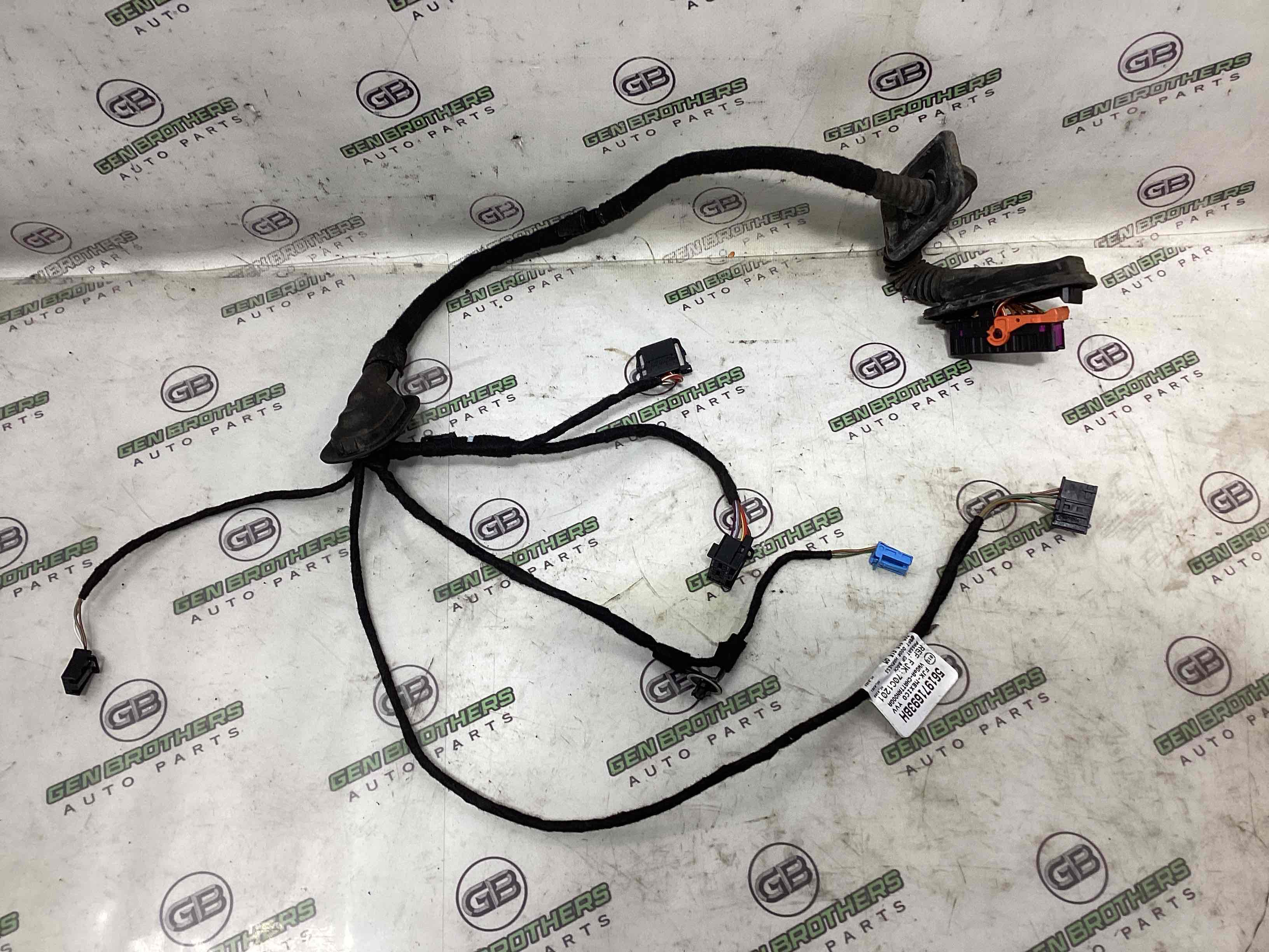 Електропроводка дверей, кришки багажника коса