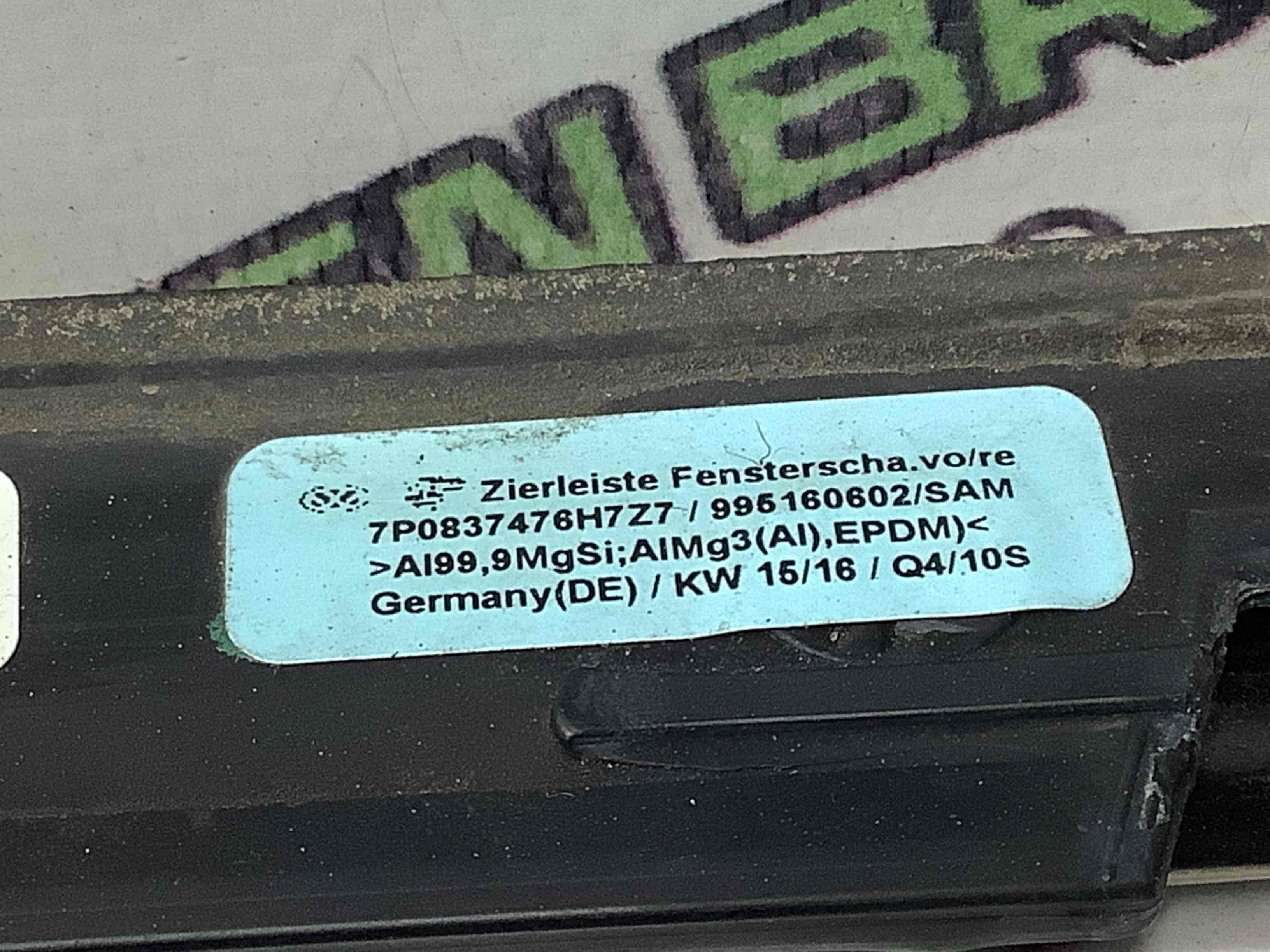 Молдинг двері передньої правої