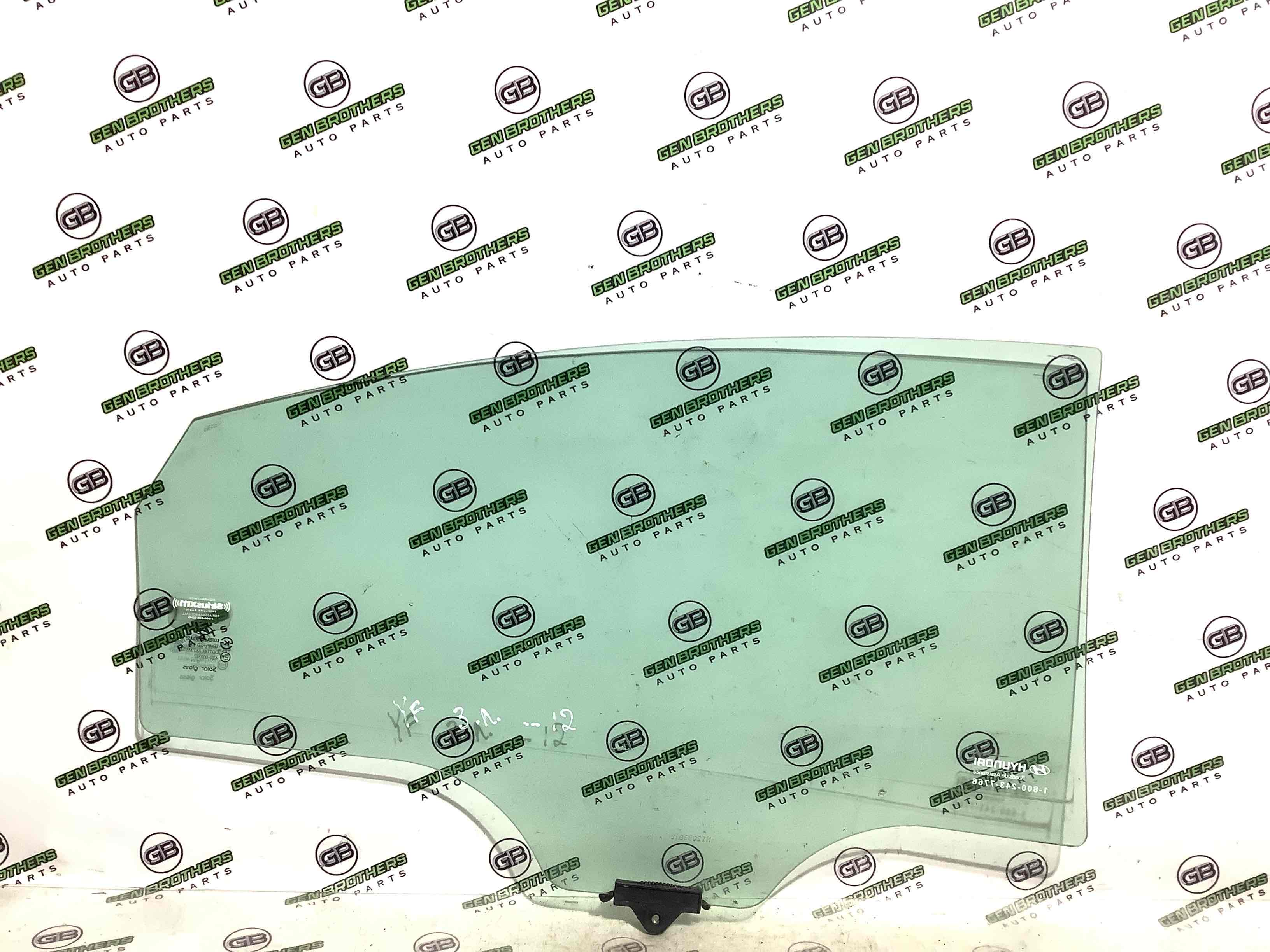 Стекло заднее левое