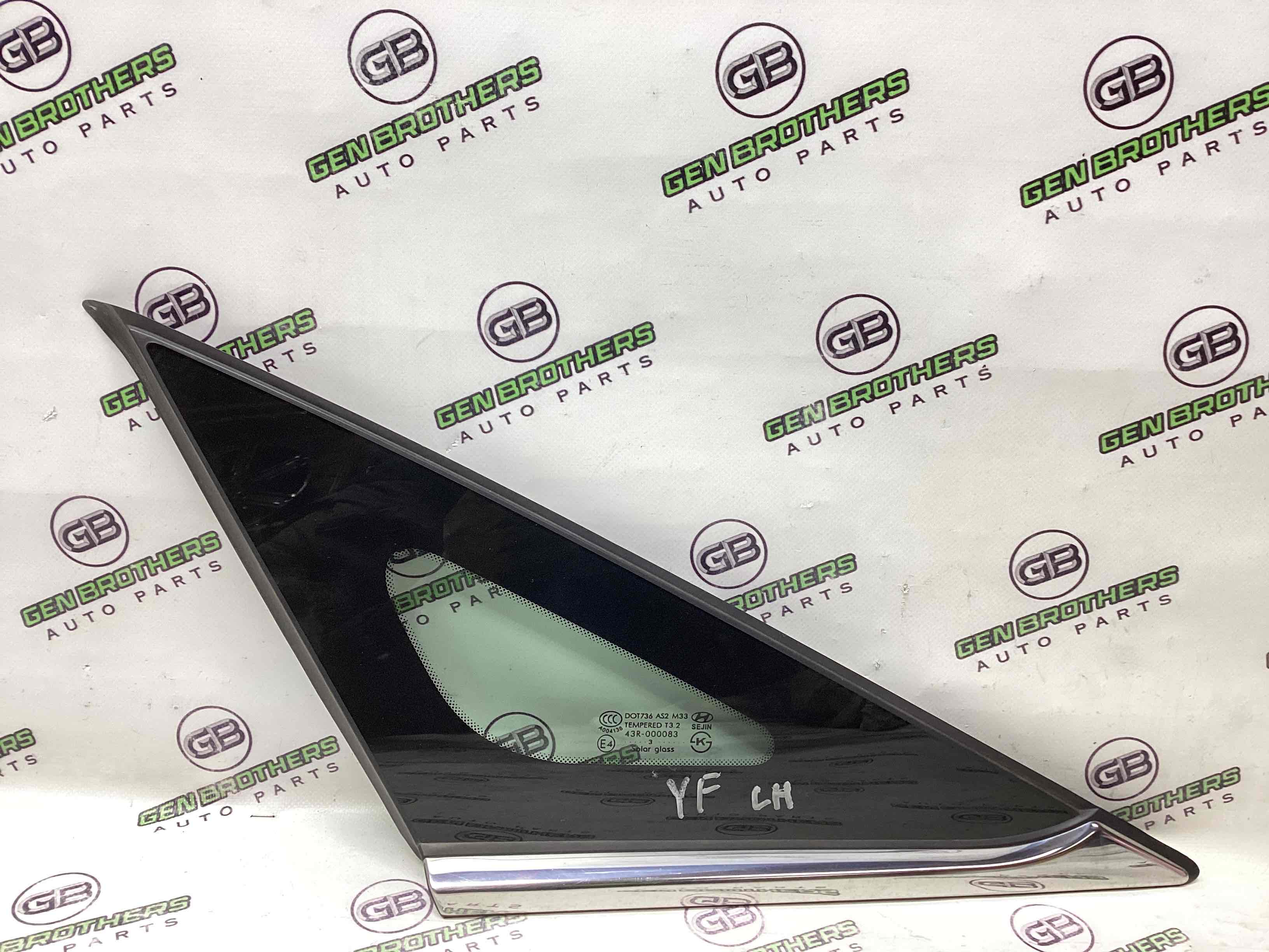 Стекло кузовное боковое левое