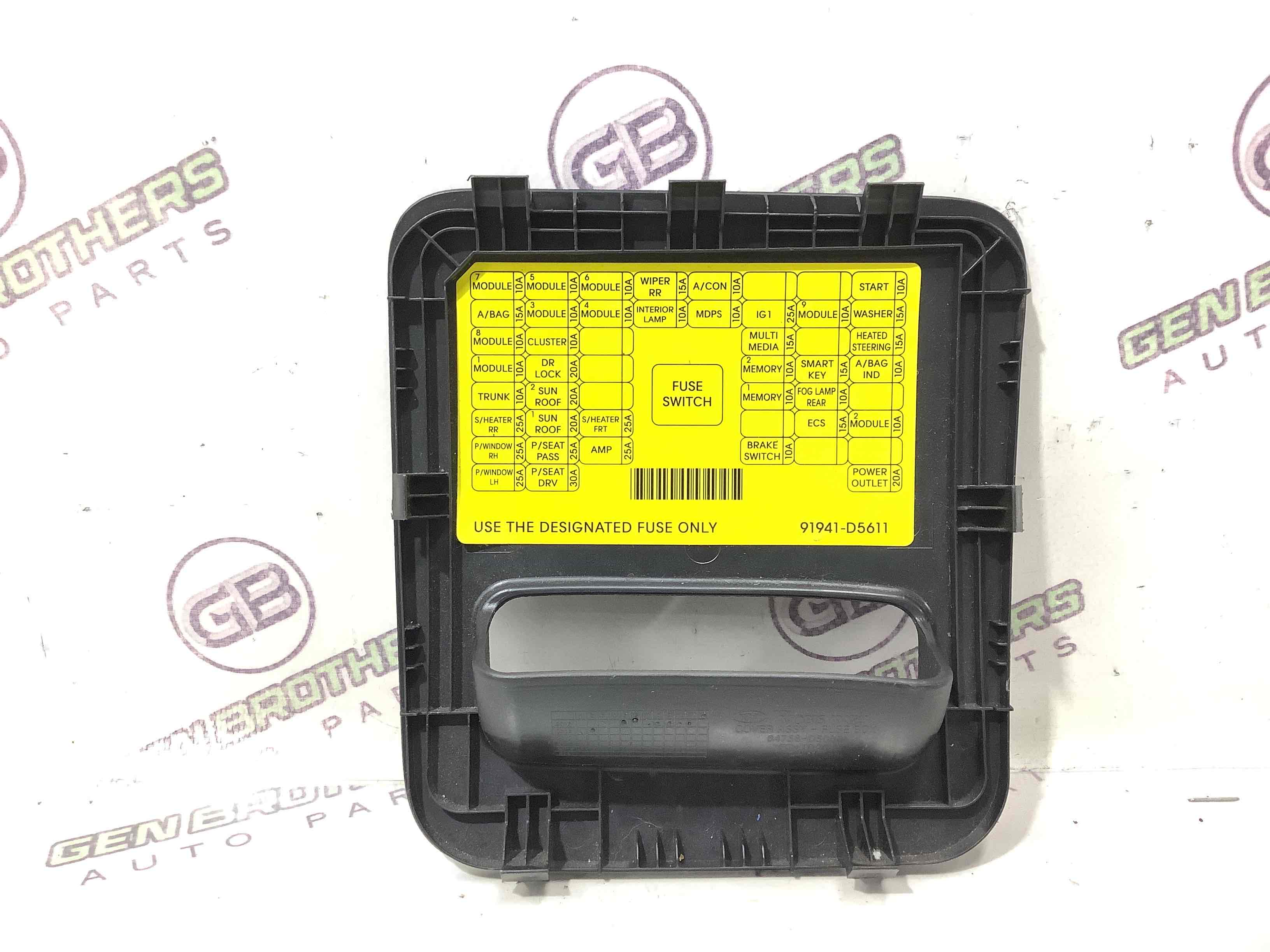 Крышка корпус блока предохранителей