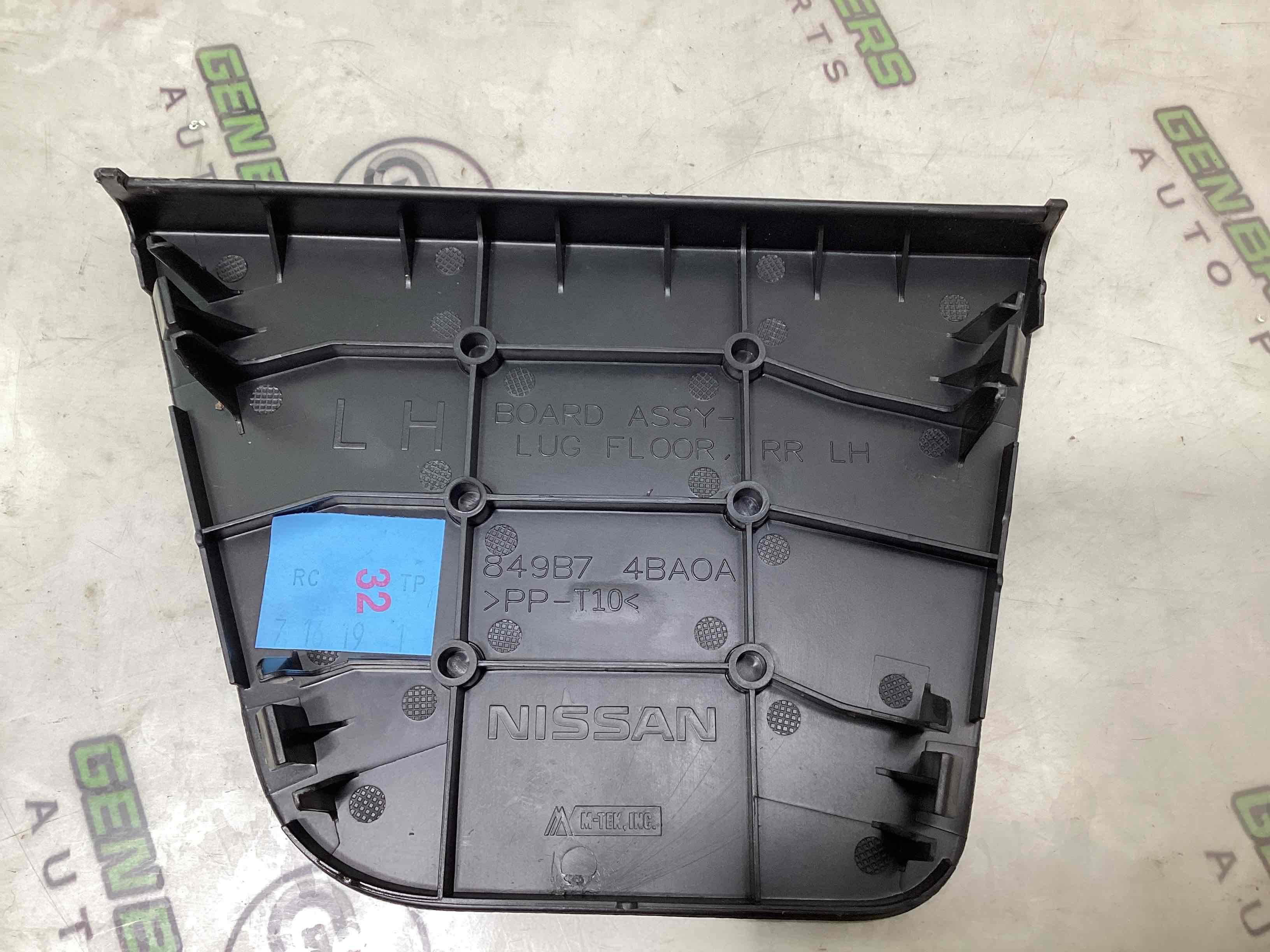 Елементи оздоблення багажника