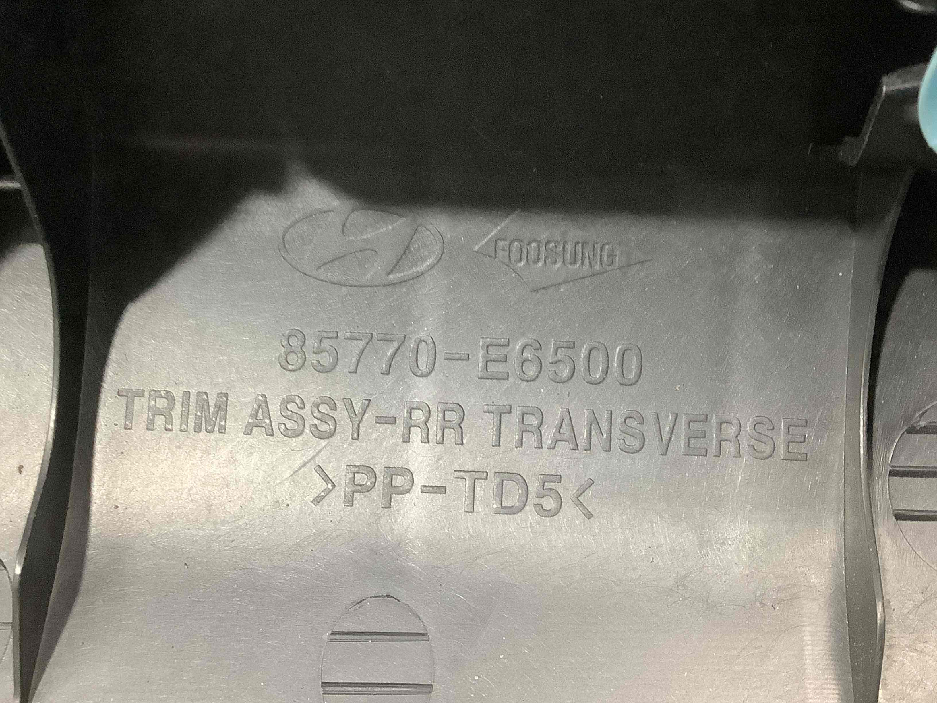 Елементи оздоблення багажника