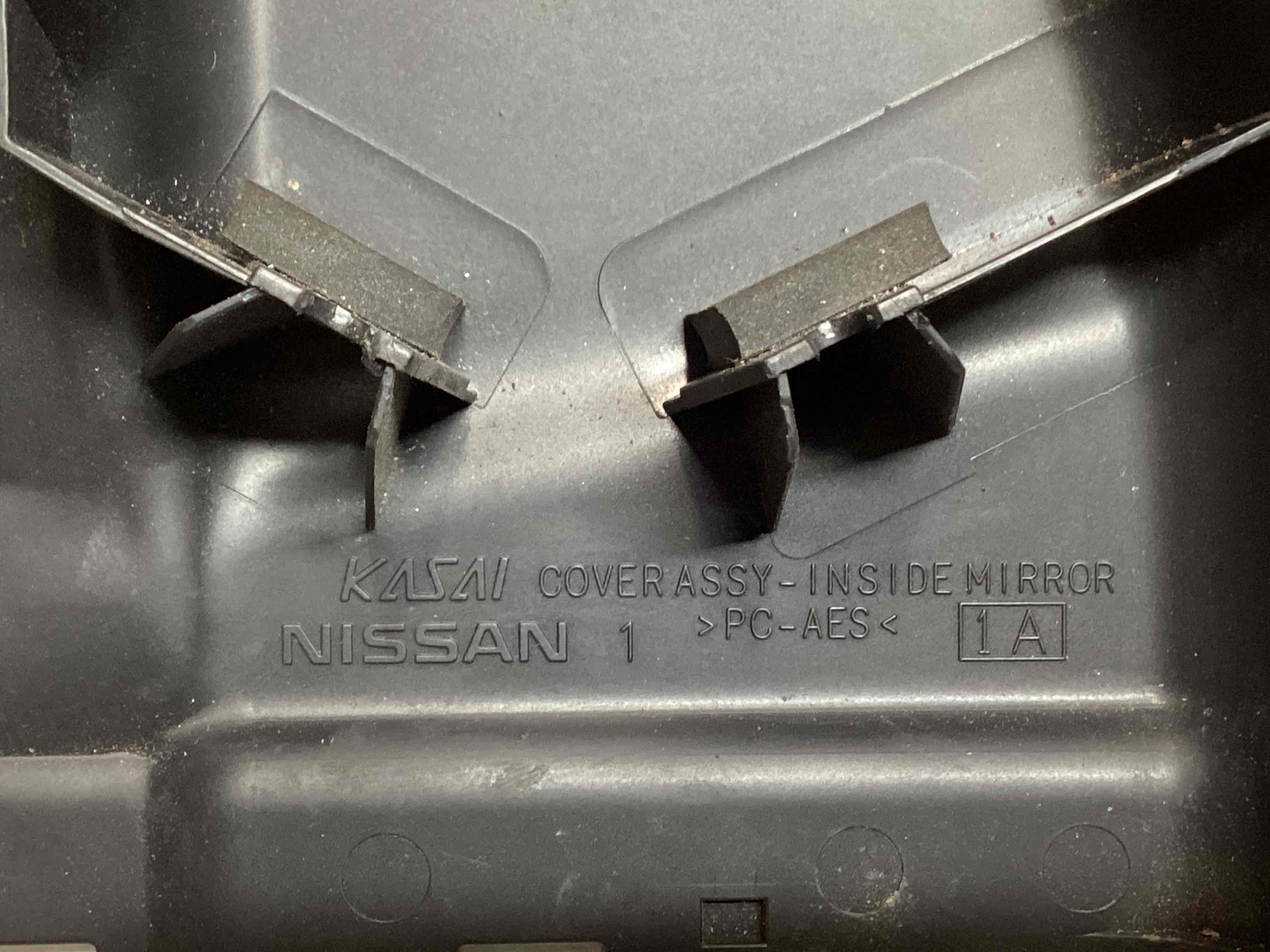 Дзеркало салону, корпус, кріплення, накладка