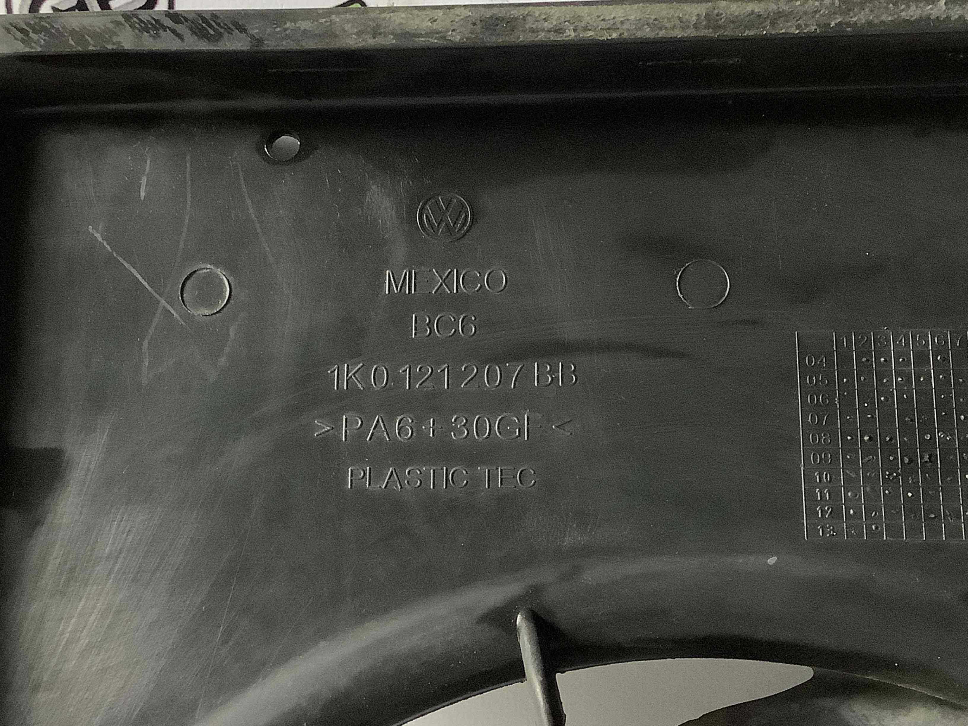 Дифузор, кожух вентилятора радіатора