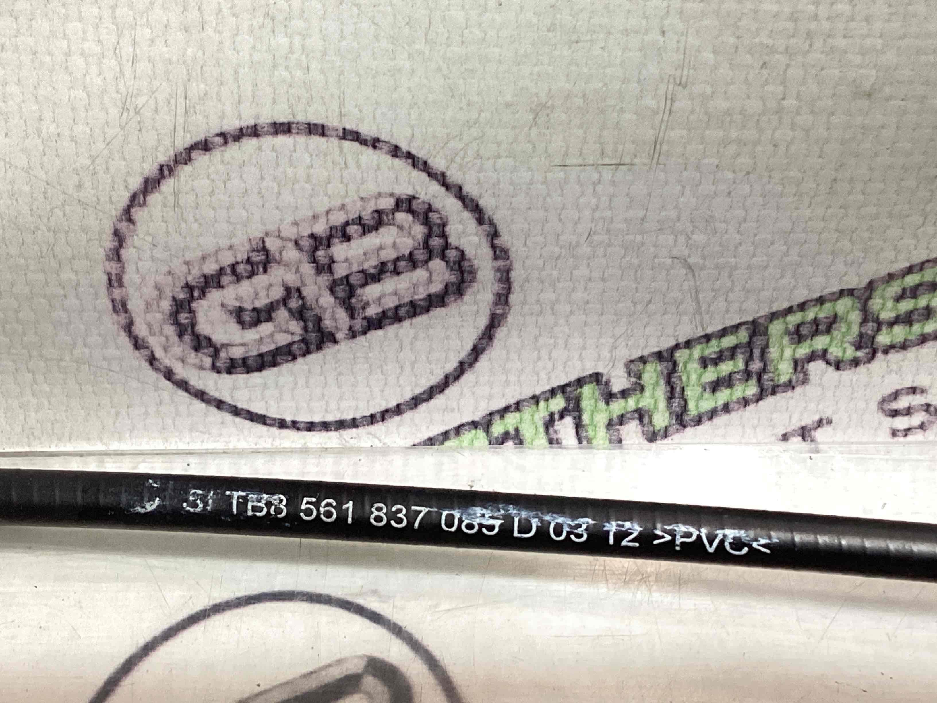 Трос ручки дверей