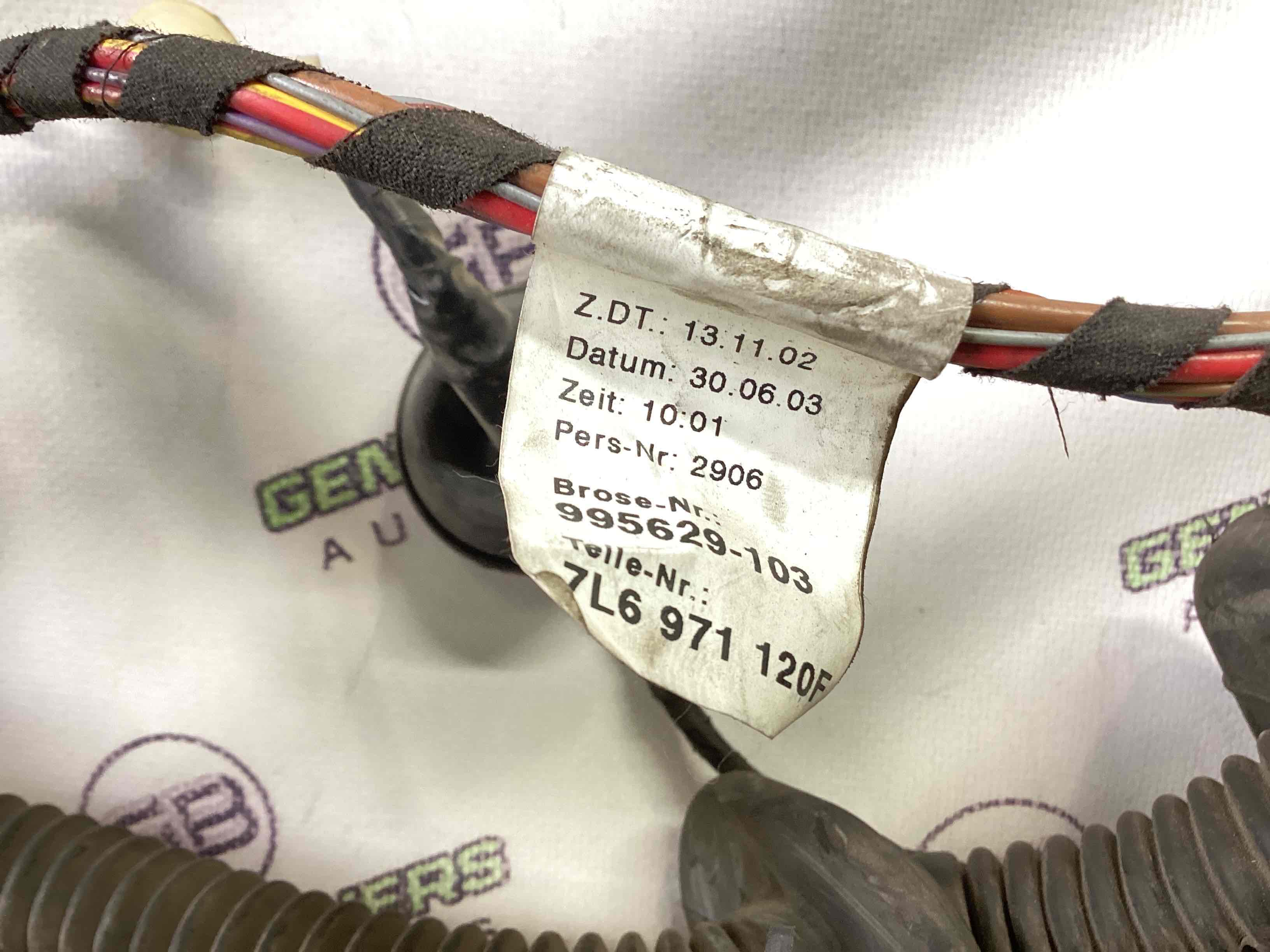 Електропроводка дверей, кришки багажника коса