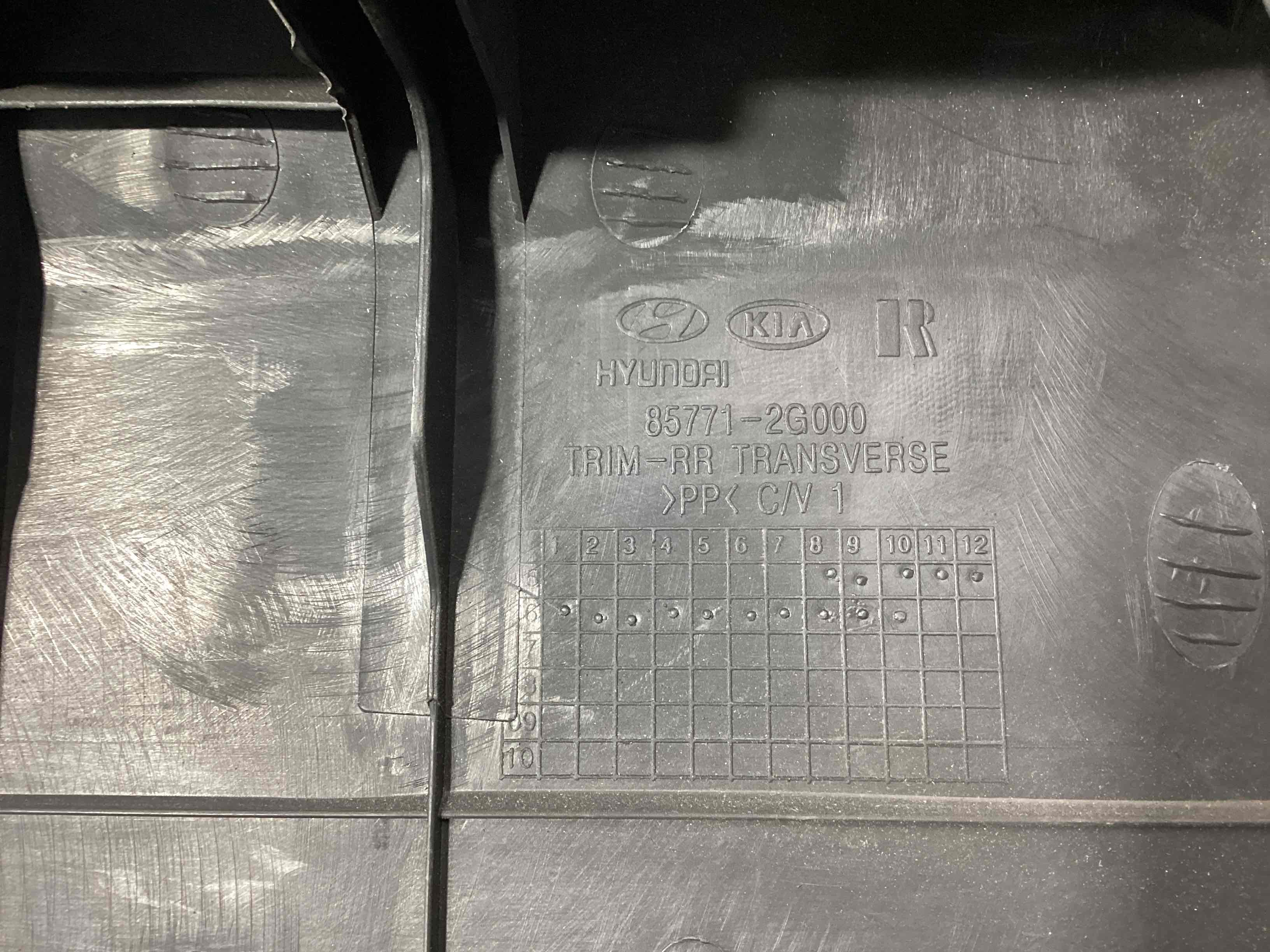 Елементи оздоблення багажника