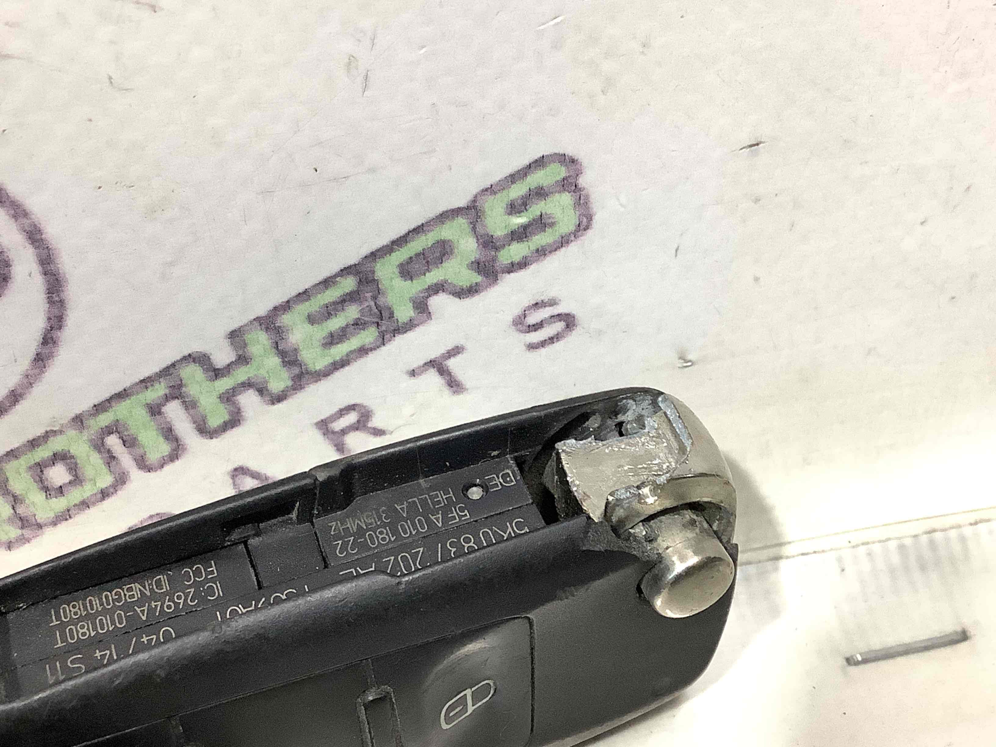 Ключ замку запалювання