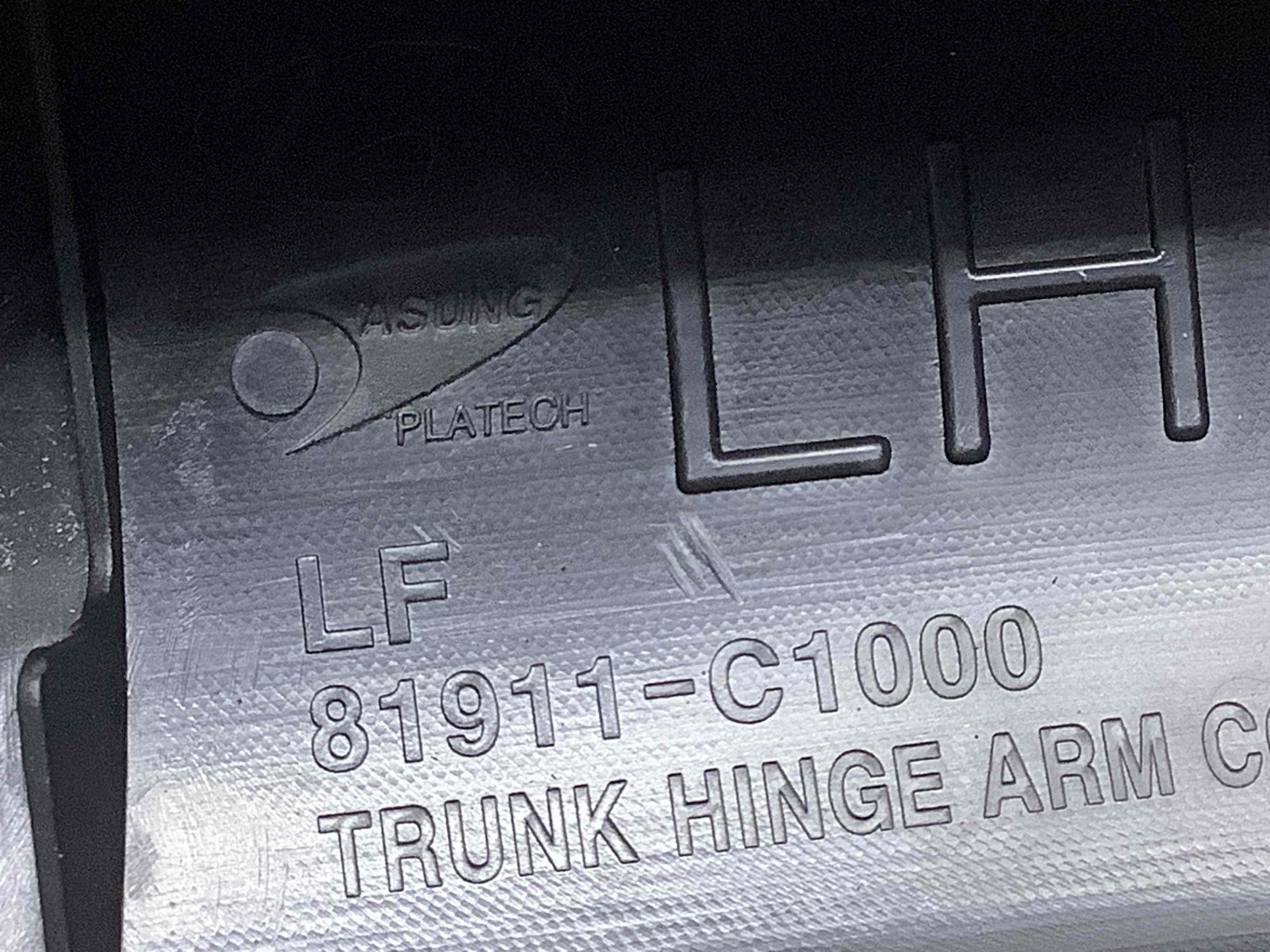 Накладка петлі кришки багажника